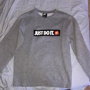 Grey Nike sweatshirt